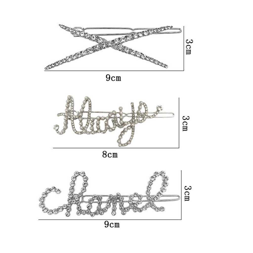 Kẹp Tóc Đính Kim Cương Giả Thời Trang Cho Nữ
