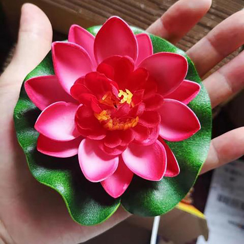 Hoa Sen Giả Trang Trí Bể Cá 10cm