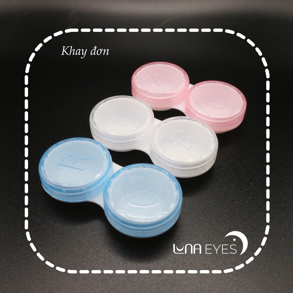 Kính áp tròng LUNA EYES 146 BLACK - Lens size vừa