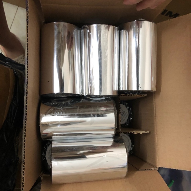 Mực in mã vạch Wax Ribbon 110mmx300m