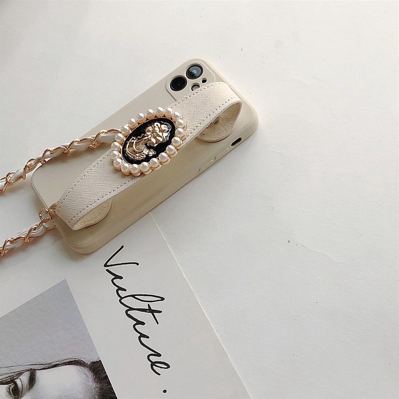 ốp lưng có dây đeo chéo Ốp Điện Thoại Mềm Cao Cấp Có Dây Đeo Chéo Chống Sốc Cho Apple 14 / 13 / 12 / 11 max