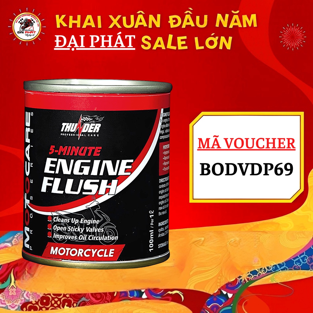 Xúc rửa động cơ thunder Engine Flush 80ML