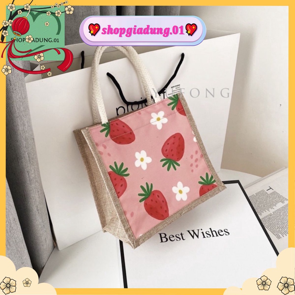 Túi cói hoa quả mẫu mới 💖𝒔𝒉𝒐𝒑𝒈𝒊𝒂𝒅𝒖𝒏𝒈.𝟎𝟏💖