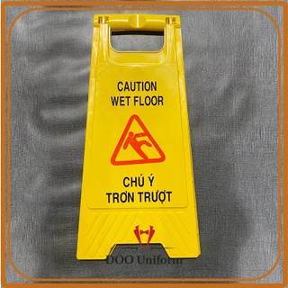 Biển bảng cảnh báo chữ A Cảnh Báo Trơn Trượt