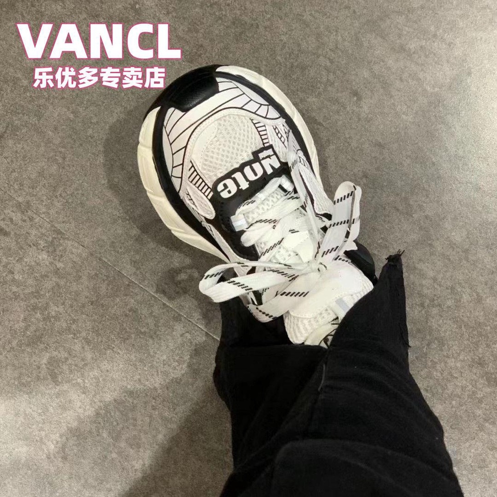 Giày Thể Thao Đế Dày Tăng Chiều Cao Phong Cách Paris Mới 2023