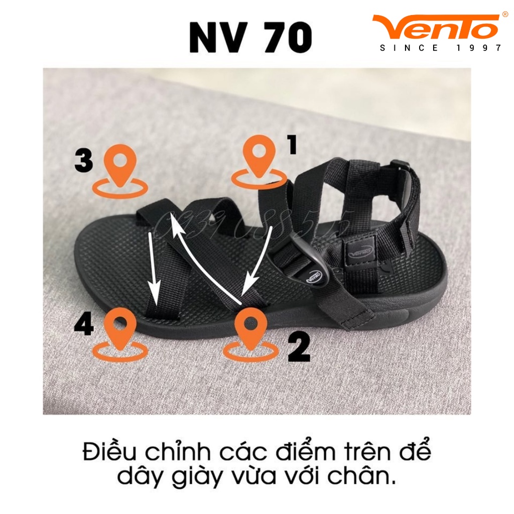 Giày Sandal Vento Nam Quai Chéo Xuất Khẩu Nhật NV70