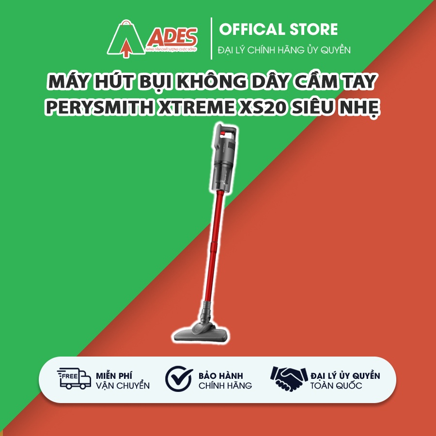 ✔️Máy hút bụi không dây cầm tay PerySmith Xtreme XS20 siêu nhẹ ✔️ Lực hút 18000PA ✔️ BẢO HÀNH 24 THÁNG