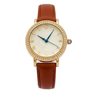 Đồng hồ nữ julius hàn quốc dây da ja-585