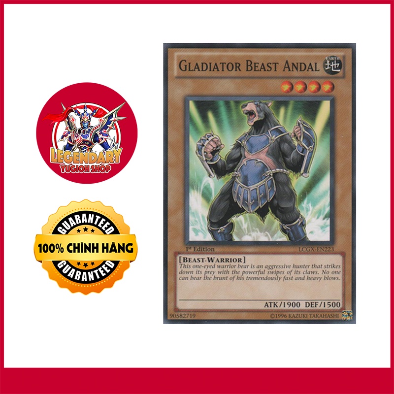 [Thẻ Bài Yugioh Chính Hãng] Gladiator Beast Andal