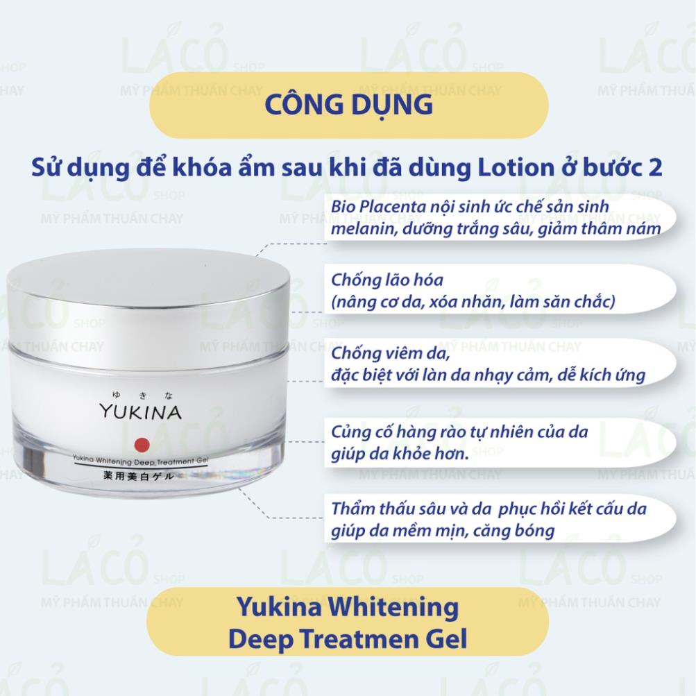 Bộ kem nám nhật YUKINA xóa nám tàn nhang chính hãng Yukina Nhật Bản Whitening Deep Treatment Serum nám sạm trắng sáng da