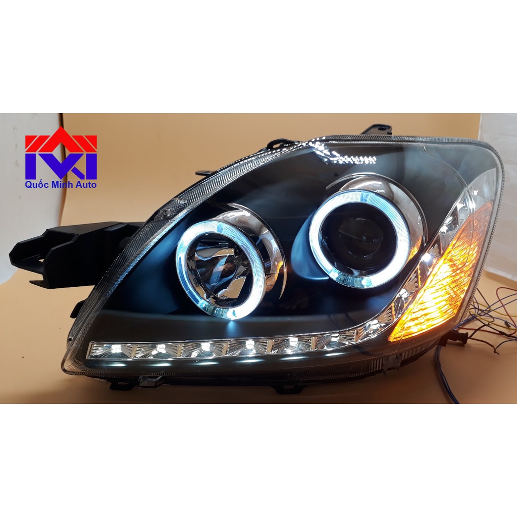 Đèn Pha Toyota Vios 2008-2013 Mẫu Audi Chính Hãng Vland
