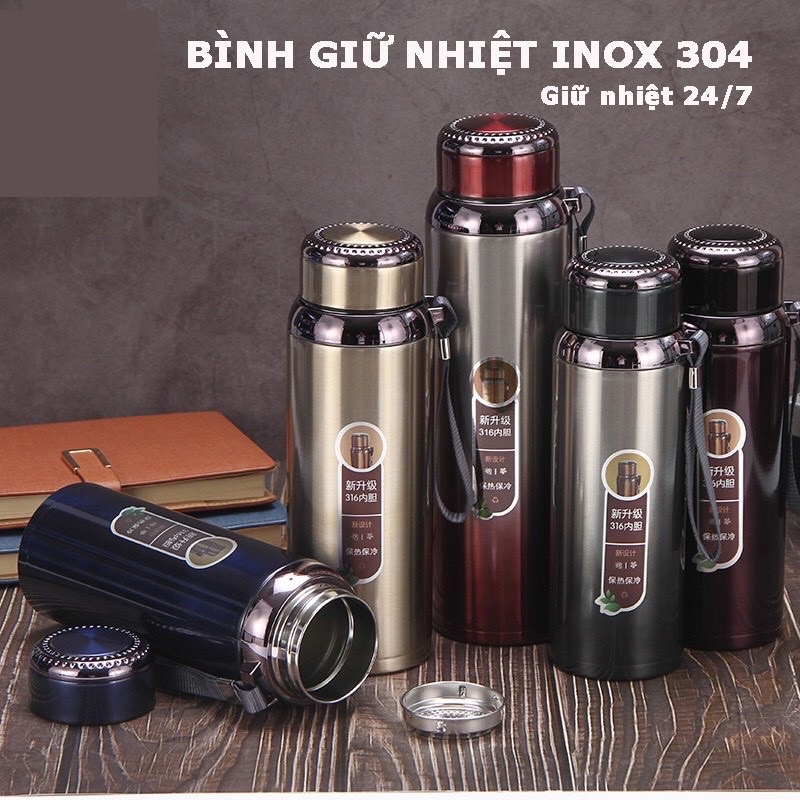 Bình Giữ Nhiệt Nóng - Lạnh cao cấp - inox 304 cao cấp - loại 600ml - kim cương( Bảo Hành 1 Đổi 1) | BigBuy360 - bigbuy360.vn