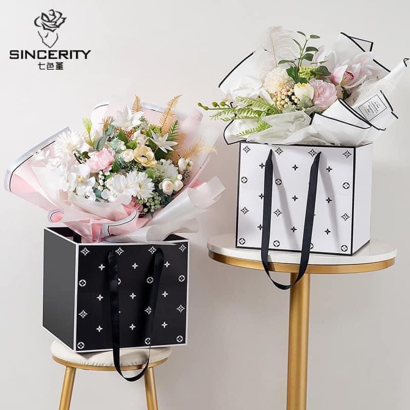 Túi đựng bó hoa, quà tặng,25x25x25cm