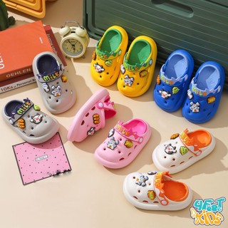 Dép cho bé Cheerful Mario, Sục Cross cho Bé Trai Bé Gái siêu nhẹ chống trơn trượt New arrival 2024