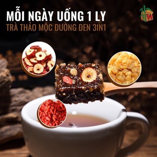 Trà Táo đỏ kỷ tử đường nâu