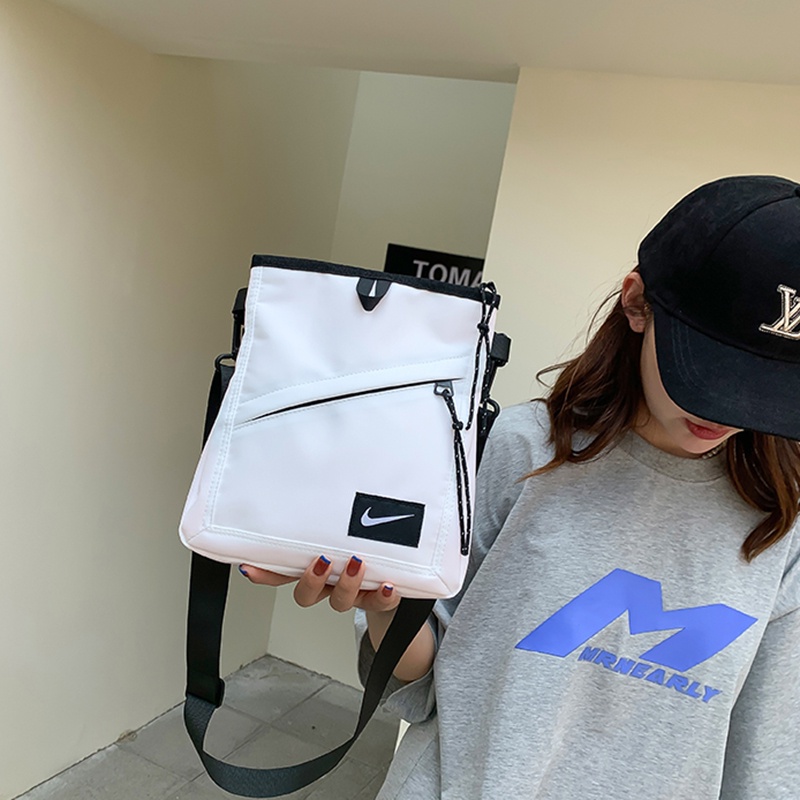 Túi Đeo Chéo Ni//ke Vai Thể Thao Nam Sinh Viên Hip-hop Du Lịch Nylon Cặp Đôi Thường