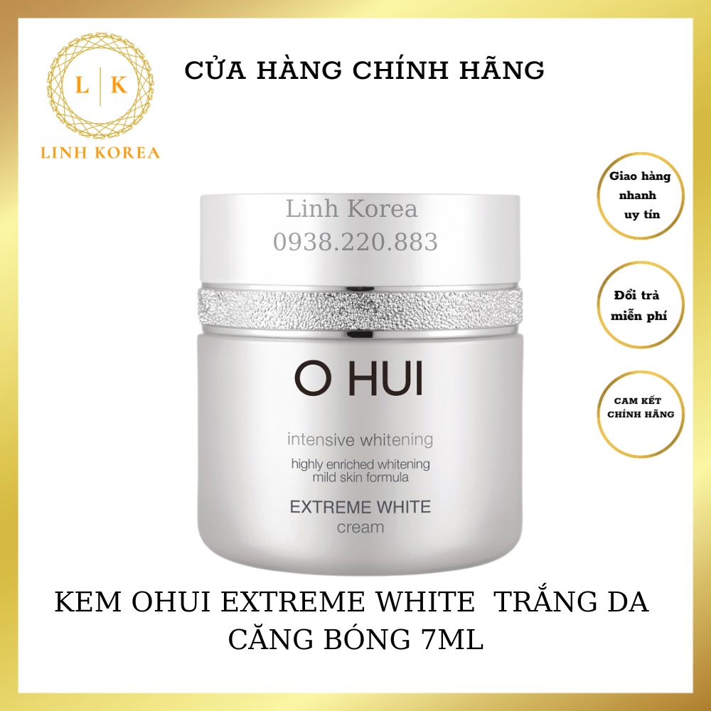 KEM OHUI EXTREME WHITE  TRẮNG DA CĂNG BÓNG 7ML