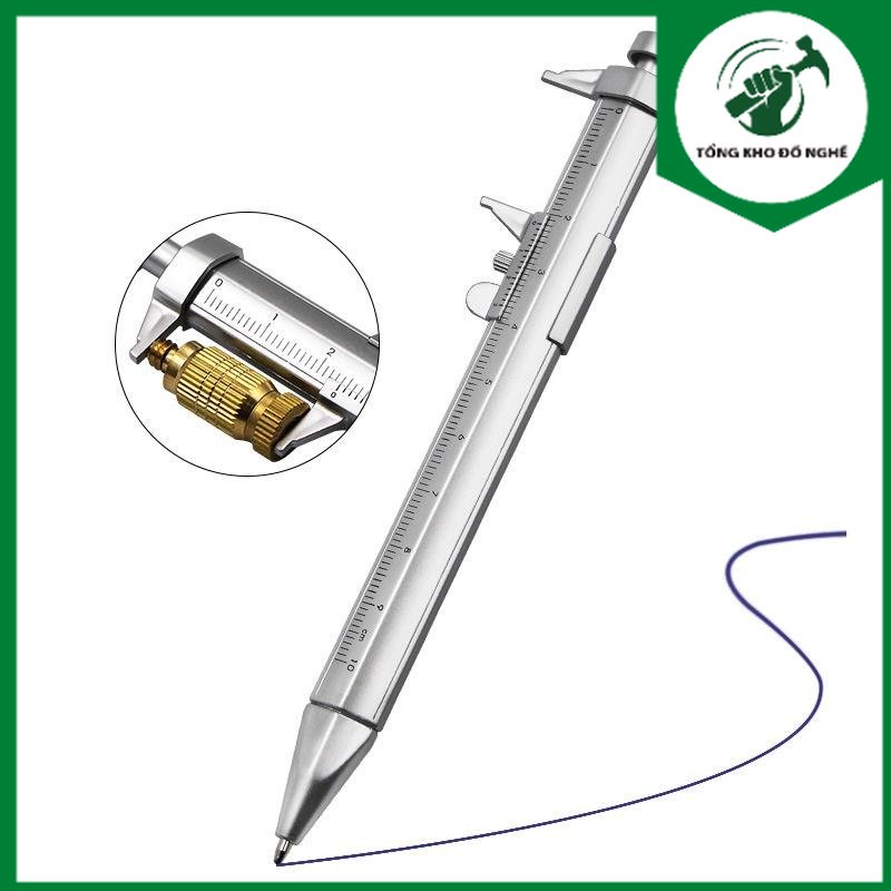 Bút Bi Hình Thước Kẹp Cơ Khí 10cm tiện dụng _ TKDN