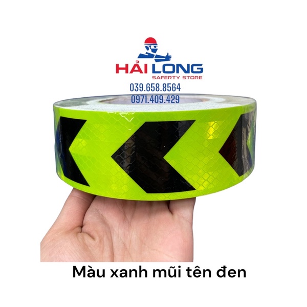 Decal dán phản quang cảnh báo ban đêm(bán theo mét dài)
