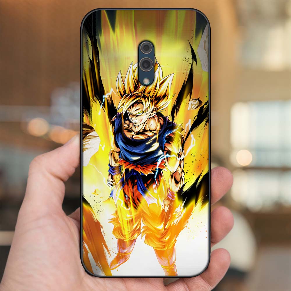 Ốp lưng Oppo K3 viền đen in hình Son Goku Dragon Ball Super Saiyan