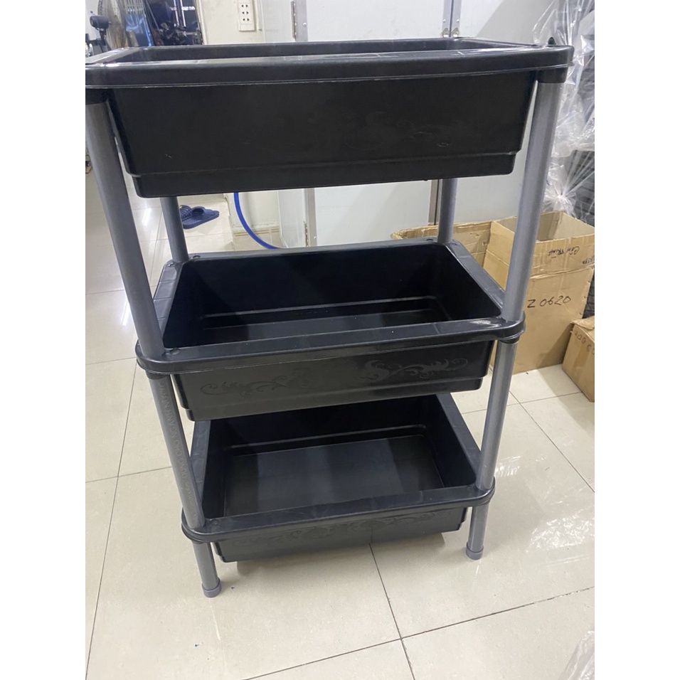 [Hỏa Tốc] Giàn khay trồng rau nuôi cá 2 tầng 3 tầng 43x65x100cm