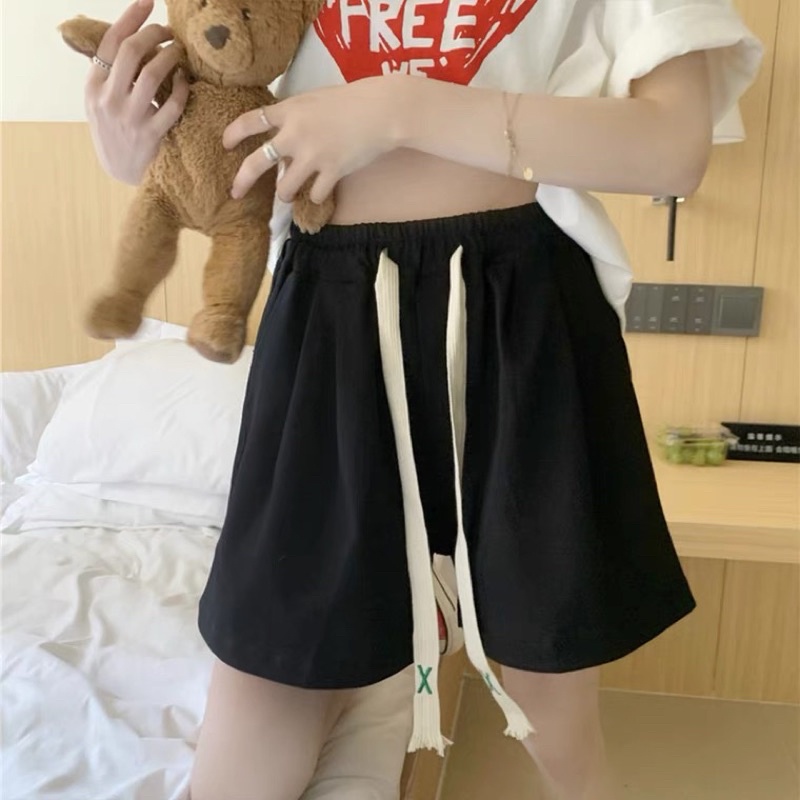 Quần short nam nữ , quần đùi shopcossi chất thun dày đẹp mẫu trơn dây to