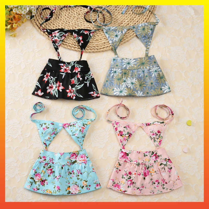 Bộ Đồ Bơi Dạng Váy Thời Trang Mùa Hè Cho Thú Cưng