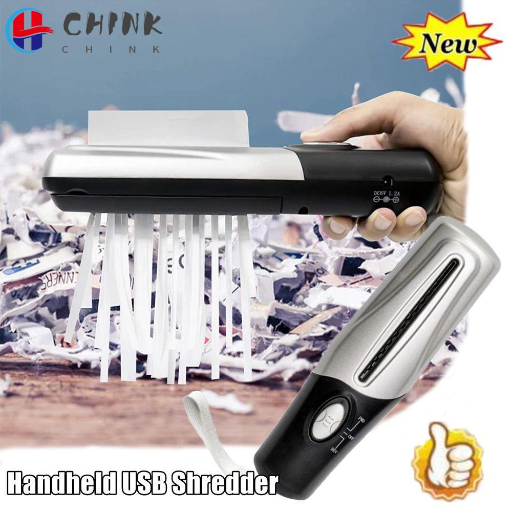 Máy Xay Giấy Cầm Tay Sạc Cổng USB Tiện Dụng Và Bền