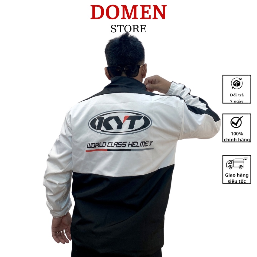 Áo khoác dù KYT nam nữ chất vải gió 2 lớp form rộng cổ đứng cao cấp _ DOMEN AD 67
