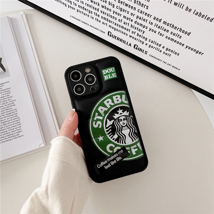 Ốp Điện Thoại Cotton Họa Tiết Puffer Cho iphone 14 Pro Max / 14 Plus / 13 Pro Max 12 Pro 11 Pro Max X XS XR