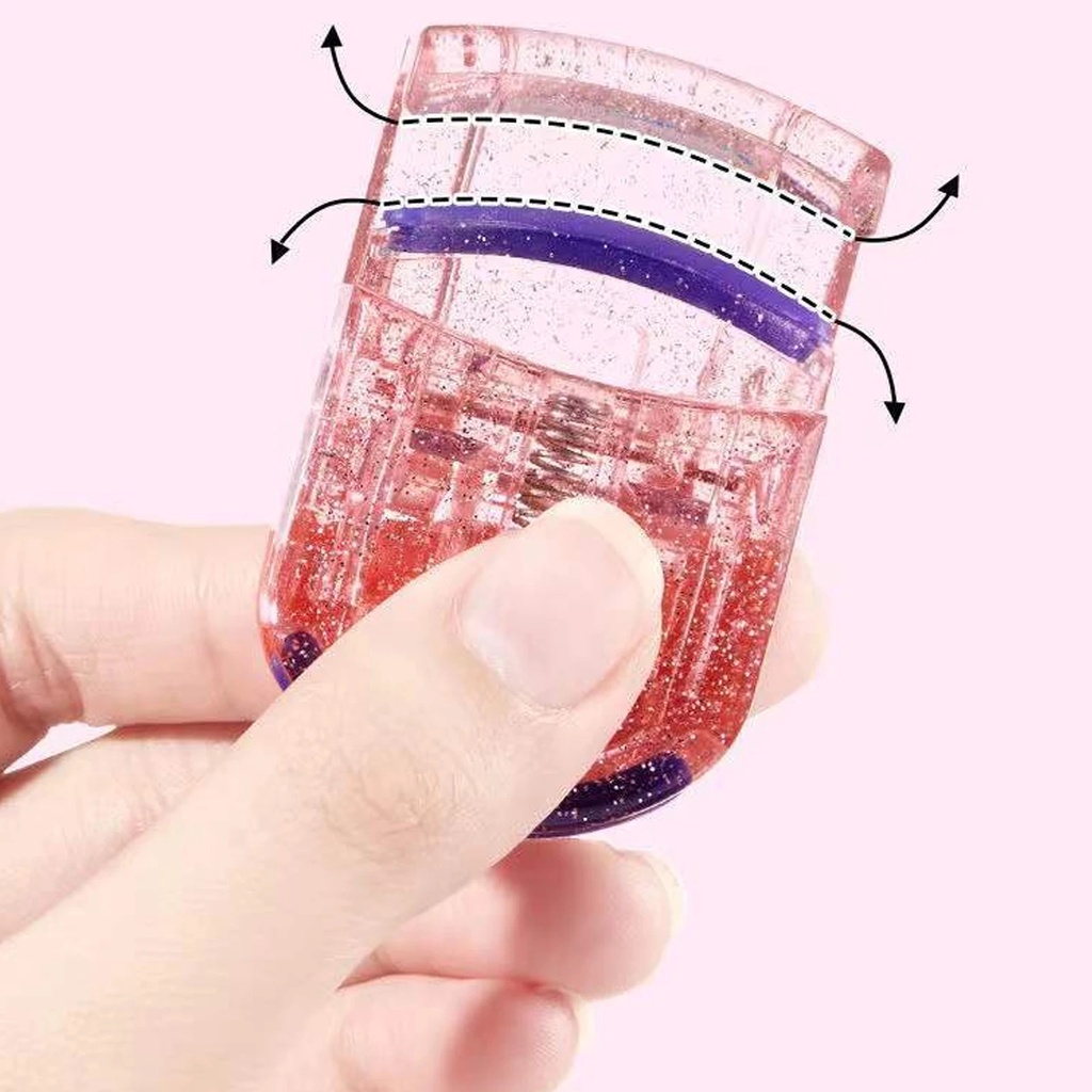 1 Dụng Cụ Uốn Cong Lông Mi Lâu Trôi Thiết Kế Hình Hoa Hướng Dương Nhỏ Gọn