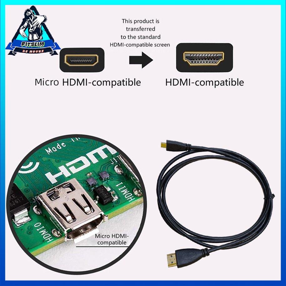 Micro Hdmi-Tương Thích Với Cáp Tương Hdmi 4K Cho 4 Model B Hiệu Suất Cao