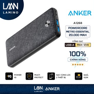 Sạc dự phòng ANKER PowerCore Metro Essential 20000mAh - A1268H