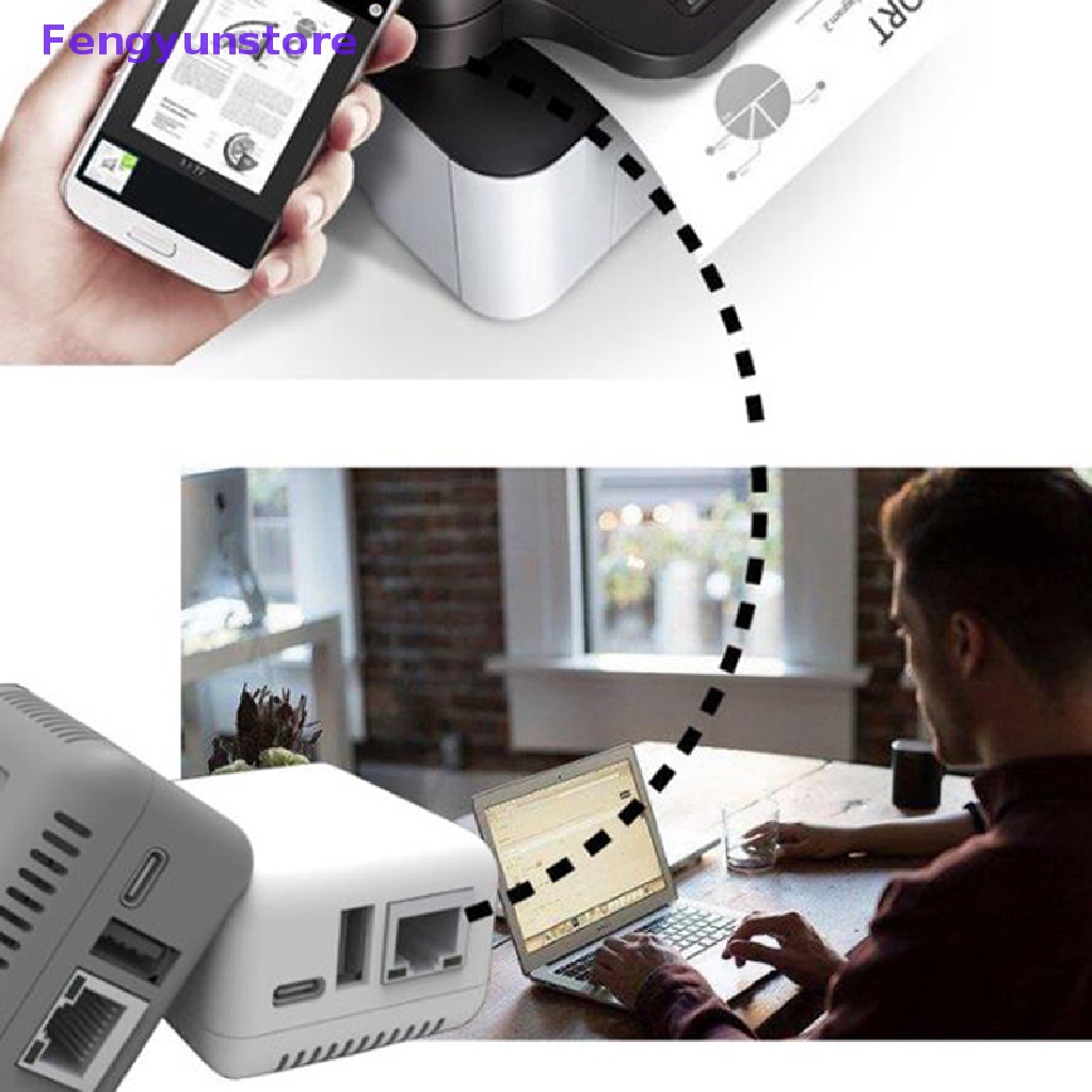 Usb 2.0 Hiệu Feng Mini NP330 Mạng Máy In (Network / WIFI / BT / WIFI)
