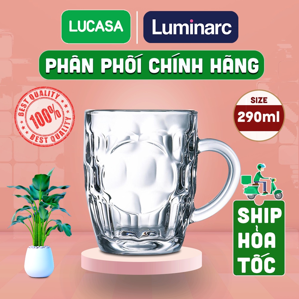 Ly Bia Thủy Tinh Luminarc Britannia 290ml - L15706 | Phân Phối Chính Hãng