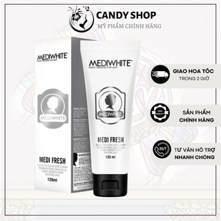 Kem tẩy tế bào chết medi white chính hãng - medi fresh - kem tẩy tế bào chết sáng da medi white