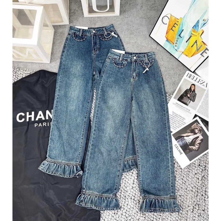 Quần jeans chân bèo