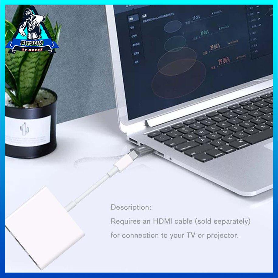 Bộ chuyển đổi nhiều cổng Av kỹ thuật số USB-C Phụ kiện cho Apple [Z/11]