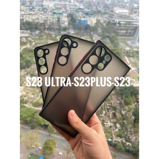 Ốp lưng Samsung Galaxy a24 4g , A34 , A54 , S23 PLUS, S23 ULTRA,M32 / A03S /A22 4G / A22 5G nhám, viền đen, chống sốc
