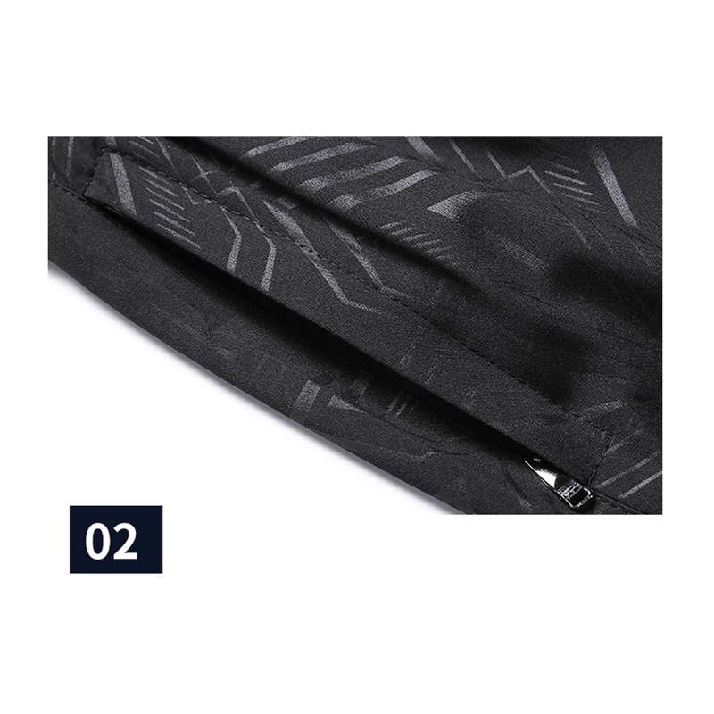 Quần Short Thể Thao Họa Tiết Rằn Ri Mau Khô Thời Trang Mùa Hè Cho Nam