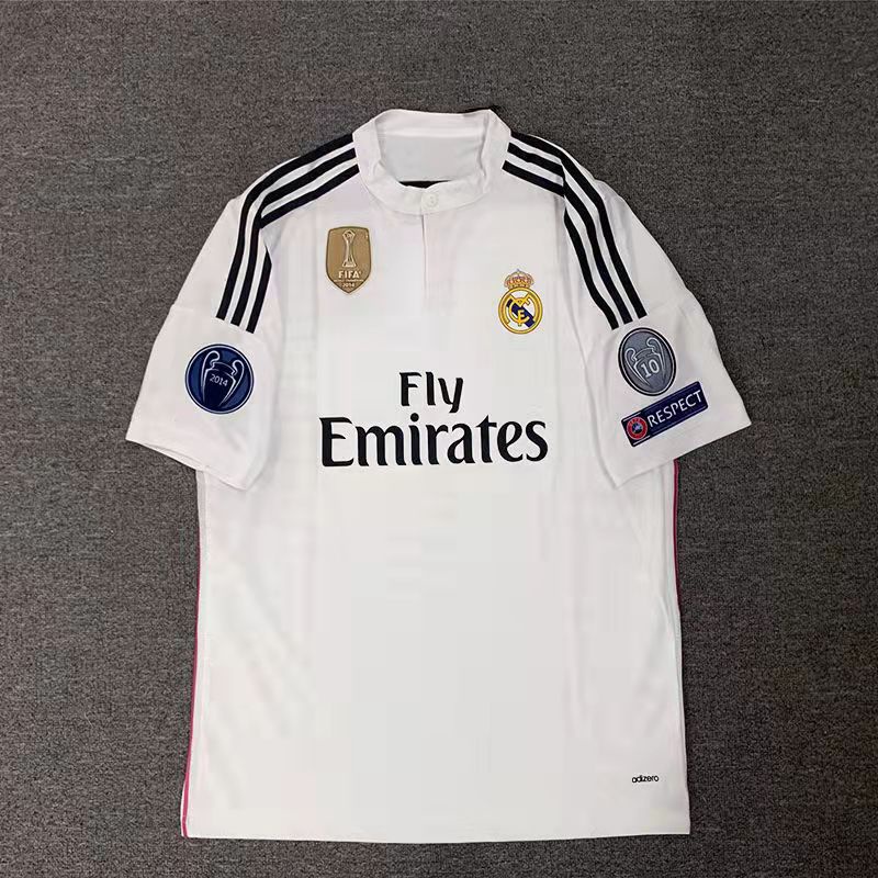 Áo Sweater Real Madrid Tay Ngắn Phong Cách retro 14 / 15