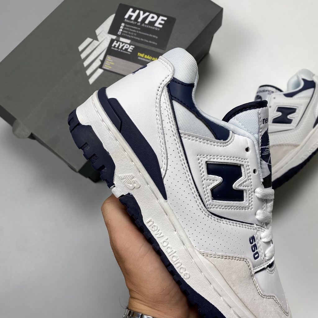 Giày New Balance 550 Navy  - Hype Sneaker | Phiên bản high quality.