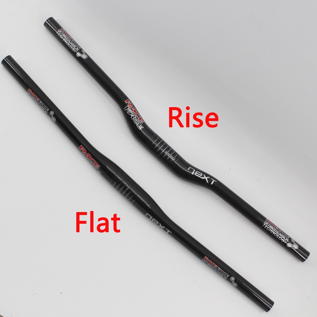 Tay Lái Xe Đạp Leo Núi Bằng Sợi Carbon 3K 31.8 * 600-740mm