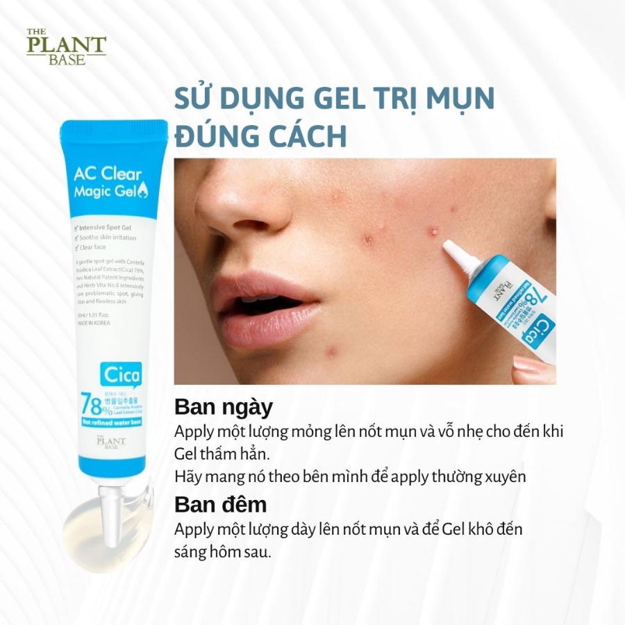 Combo 2 bước giảm mụn The Plant Base