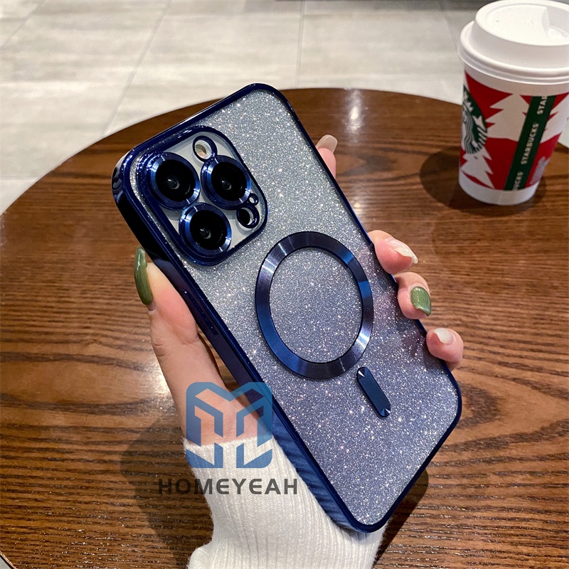 Ốp Điện Thoại Mềm Trong Suốt Chống Sốc Có Ngăn Đựng Thẻ Và Kim Tuyến Cho iPhone 11 12 13 14 Pro Max 14 Plus