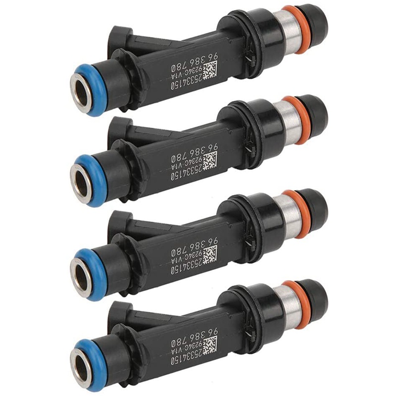 Set 4 Đầu Phun Nhiên Liệu Cho Chevrolet-Aveo 1.6L L4 Pontiac 96386780 25334150 Phụ Kiện Xe FJ720 4G1889