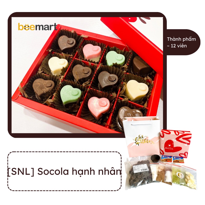 Bộ Kit Làm Chocolate Hạnh Nhân (Socola Hạnh Nhân)