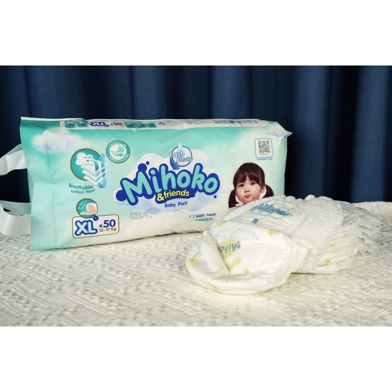 BỈM QUẦN/ DÁN MIHOKO S50/M50/L50/XL50/XXL50