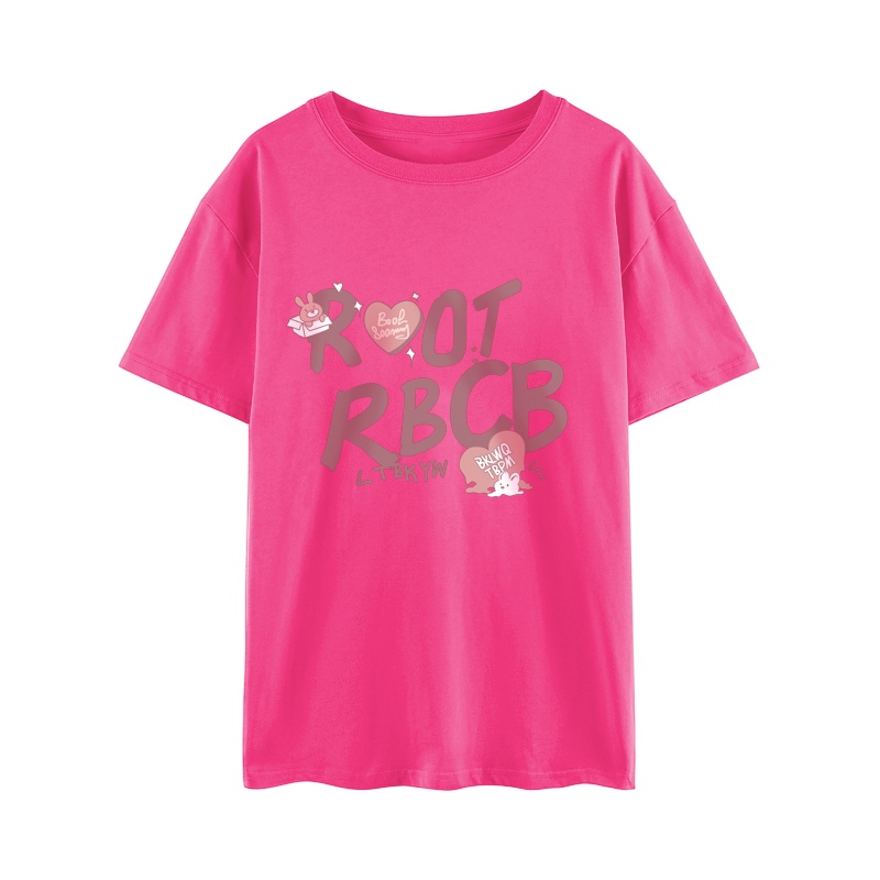 Áo thun NRVP 100% cotton tay ngắn dáng suông in họa tiết hoạt hình thời trang unisex size 5XL