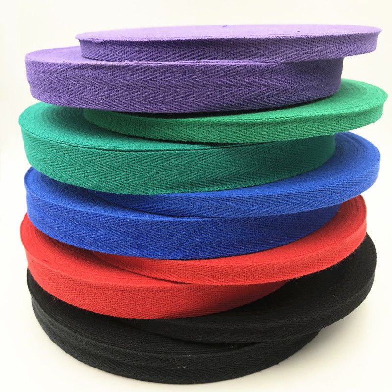 Cuộn Dây Cotton 10m 1cm Nhiều Màu Sắc Dùng Để Làm Đồ Handmade DIY